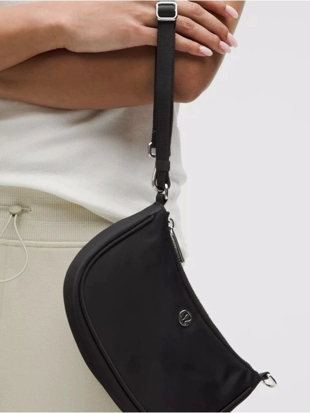 lululemon athletica Crescent Shoulder Bag with Silver Hardware - Picture 2 of 4